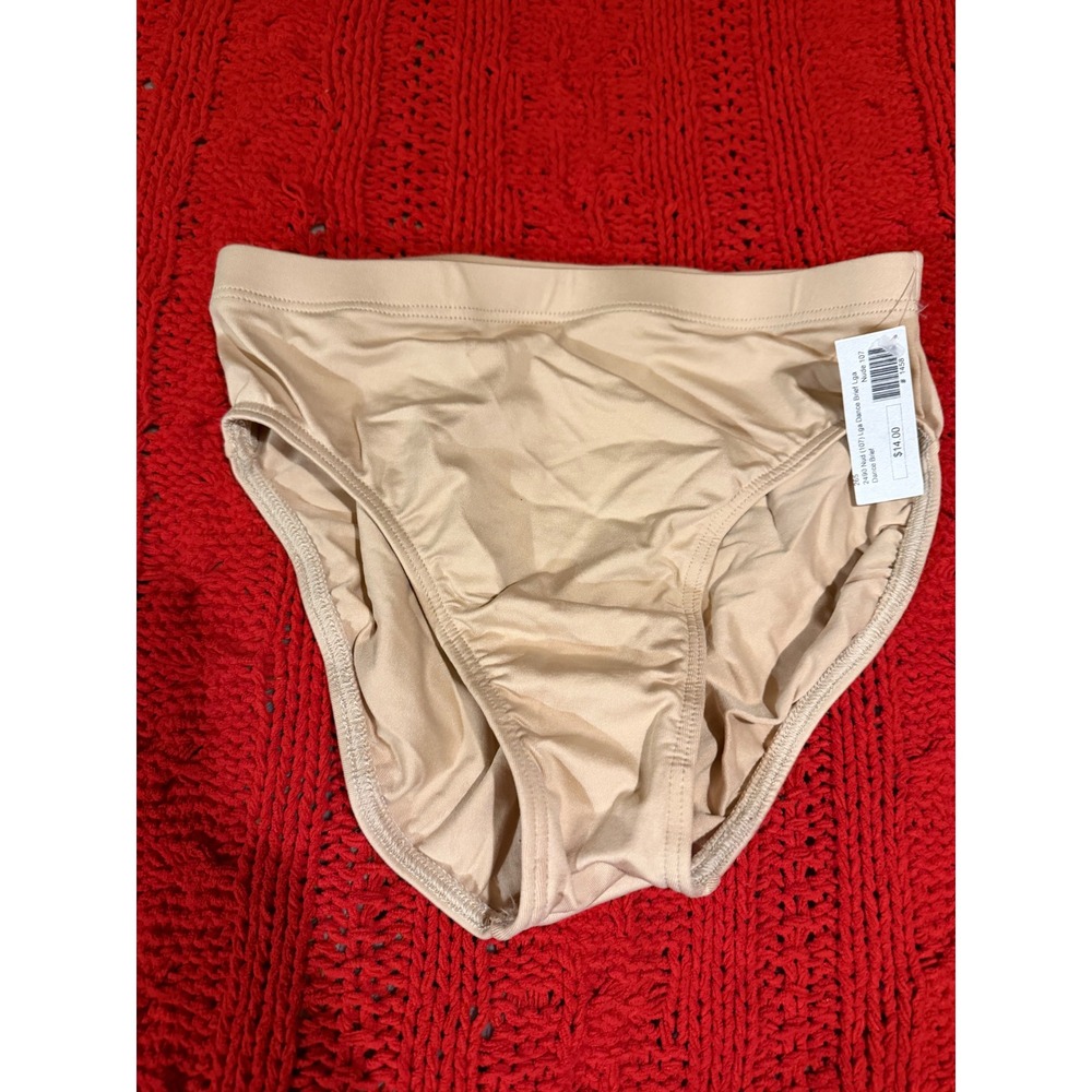 Motionwear  Nude Dance Briefs Large Adult Lga Tactel Nylon Spandex Made in USA